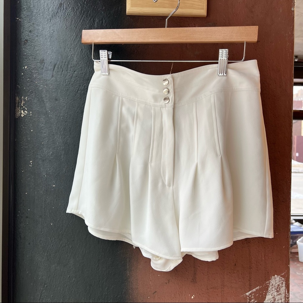 RAMY BROOK White Silky Shorts NWT